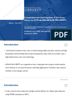 Comprehensive Investigation of On-State Stress On D-Mode AlGaN