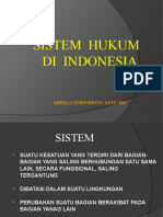 Sistem Hukum Di Indonesia