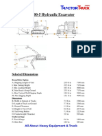 Komatsu Excavator PC100-5 - Specification1