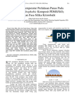 ID Pengaruh Temperatur Perlakuan Panas Pada Lapisan Hydrophobic Komposit Pdmssio2 D