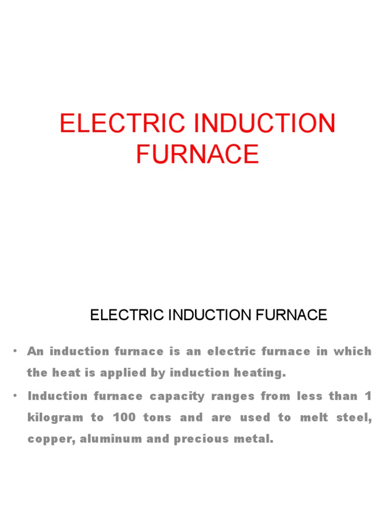 Electric Induction Furnace PDF Iron Induction