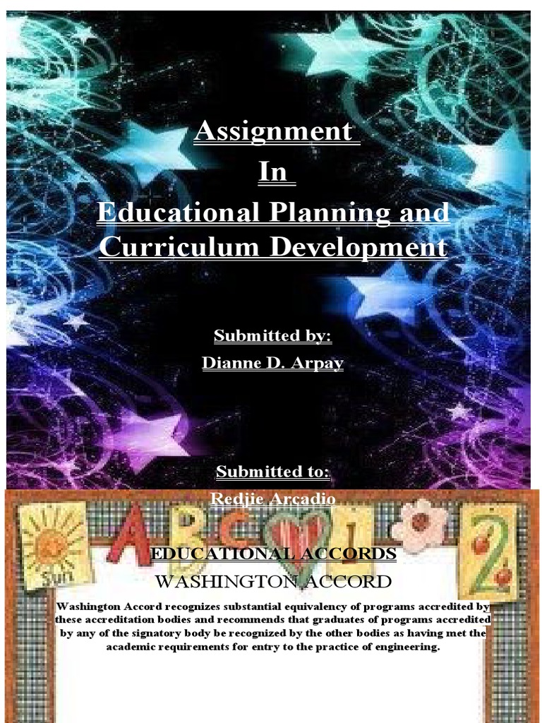 Assignment in Educational Planning PDF Engineering