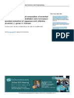 IOP Conference Series: Materials Science and Engineering - Comparison of chemical composition of essential oils obtained by hydro-distillation and microwave-assisted extraction of Japanese mint
