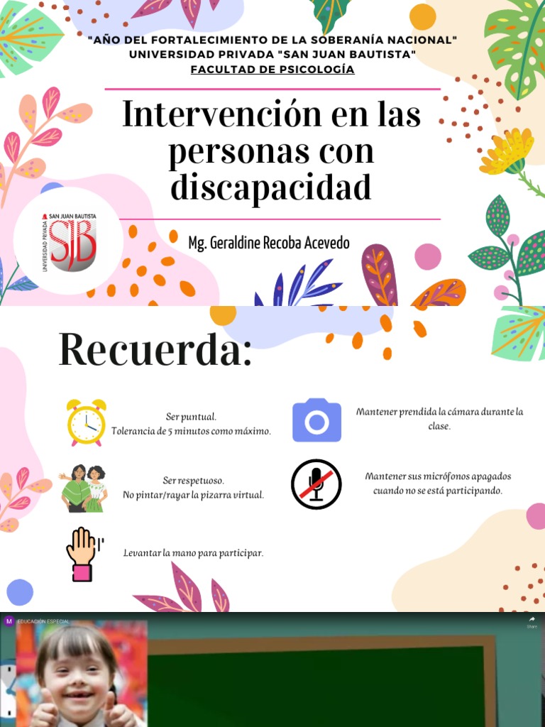 Educación Especial | PDF | Discapacidad intelectual | Invalidez