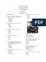 Ujian Semester Genap Tahun Ajaran 2019/2020 SDN 175809 SUGAPA Kelas: Iv Mata Pelajaran: IPA