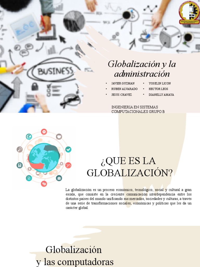 Globalización Y La Administración Pdf Globalización Business
