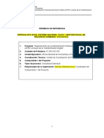 Modelo TDR - Siaf RP - Especialista Direcciones Generales