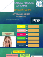 Signos y Sintomas Generales - Iv