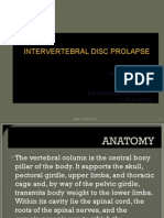Intervertebral Disc Prolapse