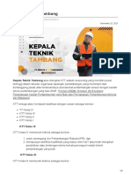 She-Kalimantan - Co.id-Kepala Teknik Tambang