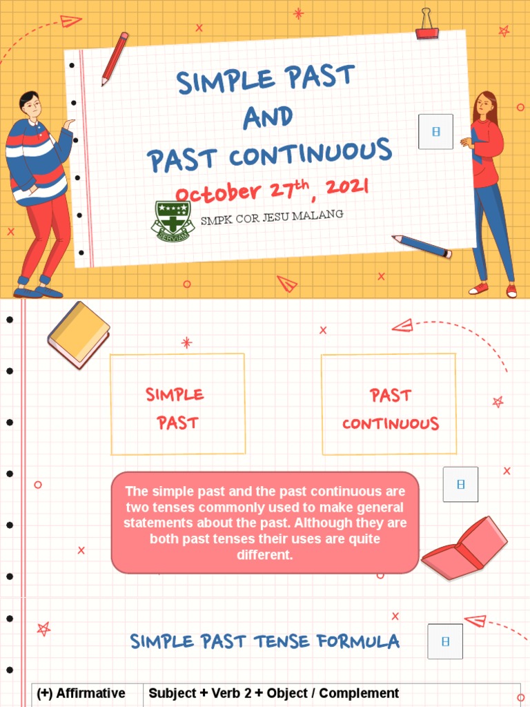 Past Simple vs. Past Continuous Guide | PDF | Grammatical Tense | Verb