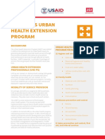 Ethiopia's Urban Health Extension Program