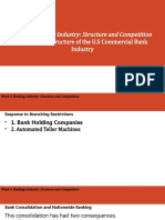 Banking Industry: Structure and Competition: Week 4 Module 006 Structure of The U.S Commercial Bank Industry