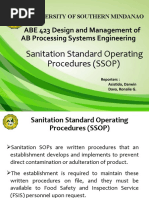 Kenya SSOP for Food Safety Standards | PDF | Hygiene | Sanitation