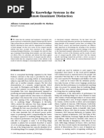 Domain-Speciac Knowledge Systems in The Brain: The Animate-Inanimate Distinction