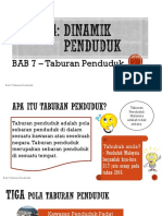 Taburan Penduduk