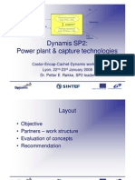 Dynamis SP2: Power Plant & Capture Technologies