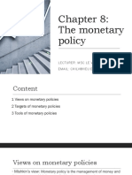 ESOM - Chapter 8 The Monetary Policy