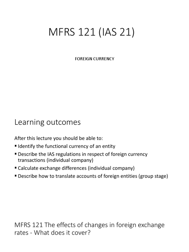 Foreign Currency Accounting Guide | PDF | Exchange Rate | Fair Value
