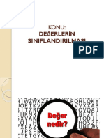 Degerlerin Siniflandirilmasi 1