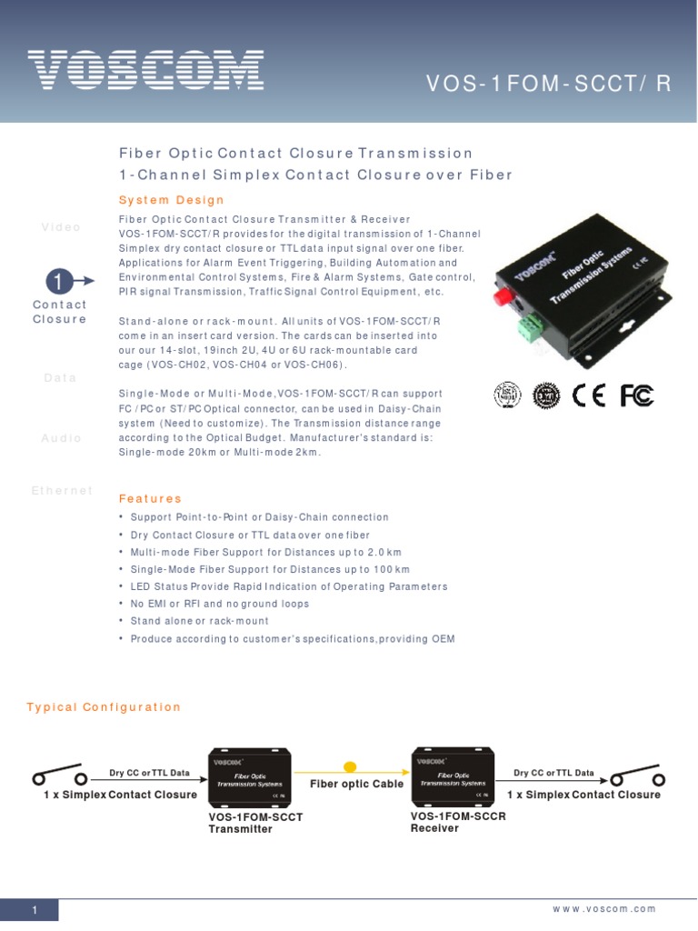 Fiber Optic Contact Closure System | PDF | Optical Fiber | Electronics