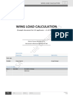 Wing Load Calculation