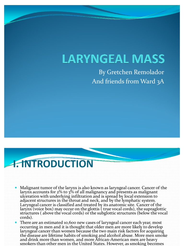 laryngeal cancer nursing case study