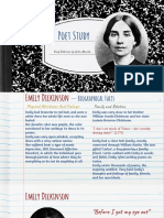 Poet Study - Emily Dickinson