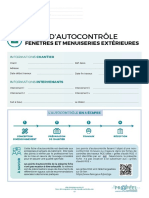 Fiche Autocontrole Menuiseries Ext Int