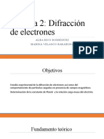 Práctica 2-Difracción de Electrones