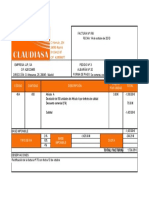 P1 Asiento 30. Factura Rectificación CLAUDIASA R8 Sobre Factura #70 de CLAUDIASA