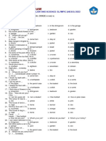 Soal Olymp English KLS 3&4 - 40 Soal