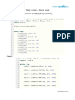 Control Car Speed with Python