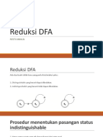 Pertemuan 7-8 Reduksi DFA