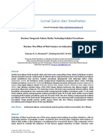 Jurnal Sains Dan Kesehatan: Review: Pengaruh Faktor Risiko Terhadap Induksi Persalinan