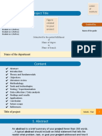 Project Presentation Template