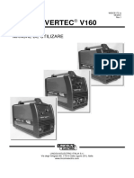 Invertec V160: Manual de Utilizare