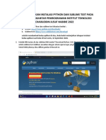 Panduan Install Python Dan Sublime Text