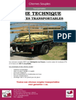 Citernes Souples Fermées Transportables Fiche Technique