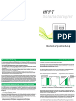 Bedienungsanleitung Laderegler Solar
