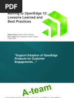 Moving To Openedge 12 Lessons Learned