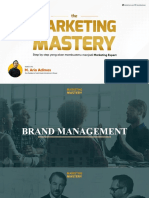 MARKETING MASTERY 1 - Brand Development
