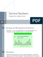 Lesson 2.1 Decimal Numbers