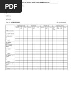 Stock Statement Format