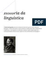 História Da Linguísticikipédia, A Enciclopédia Livre
