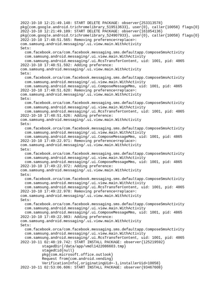 PM Debug Info | PDF | Software Development | Application Software