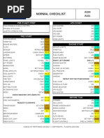 A350-Normal Checklist | PDF | Aerospace | Transport