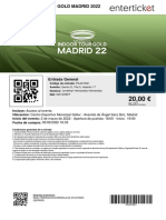 World Indoor Tour Gold Madrid 2022: Entrada General