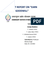 Project Report On Good Will Earn