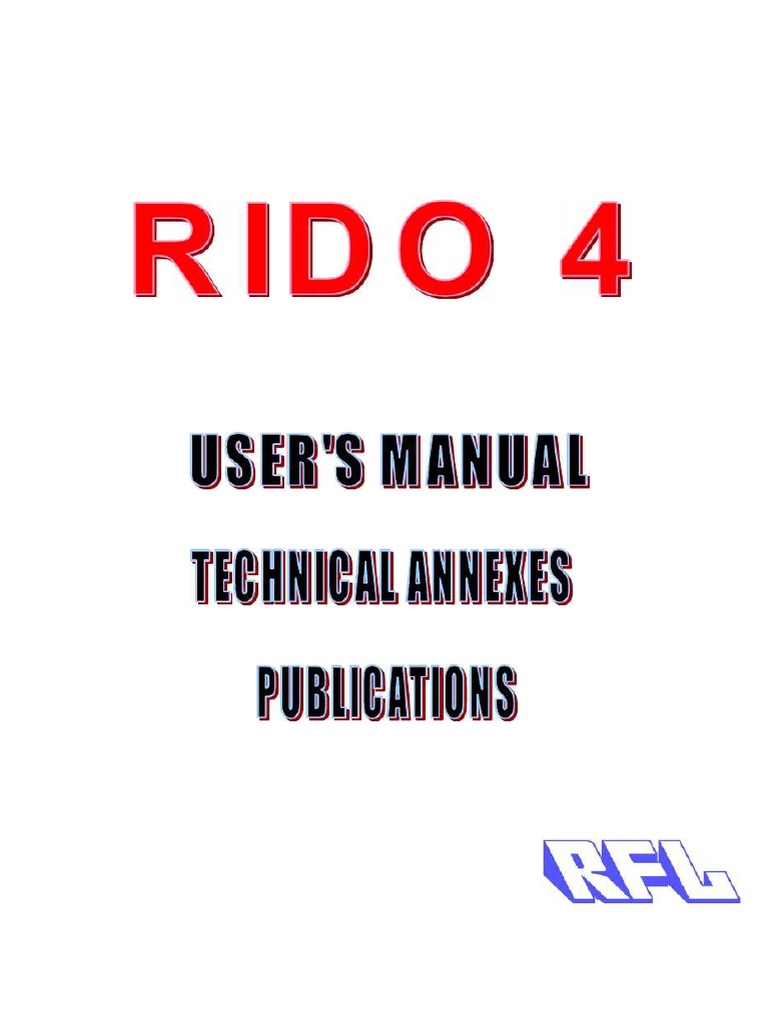 Manual RIDO - 1 | PDF | Informatique | Informatique